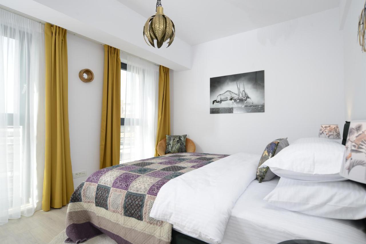 The Clock Apartment Voluntari Bagian luar foto